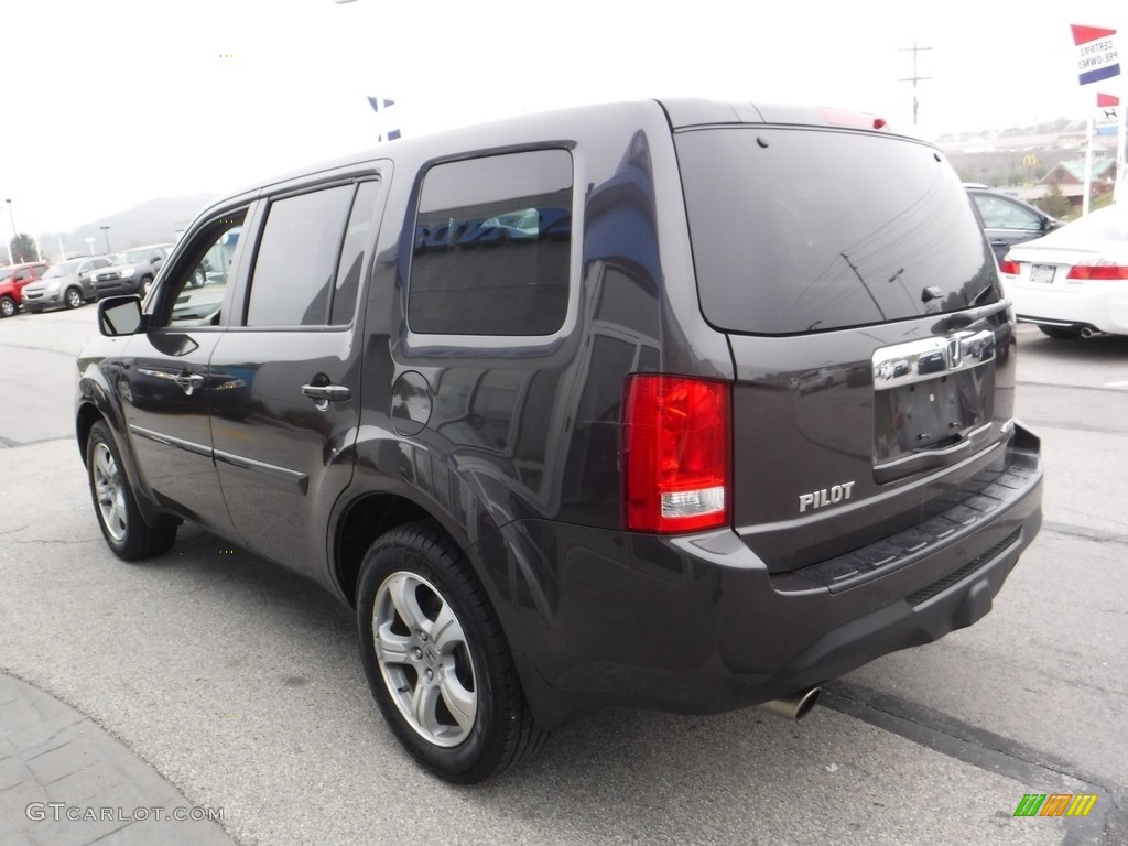 2013 Pilot EX-L 4WD - Dark Amber Metallic / Beige photo #8