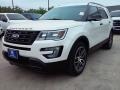 2016 White Platinum Metallic Tri-Coat Ford Explorer Sport 4WD  photo #3