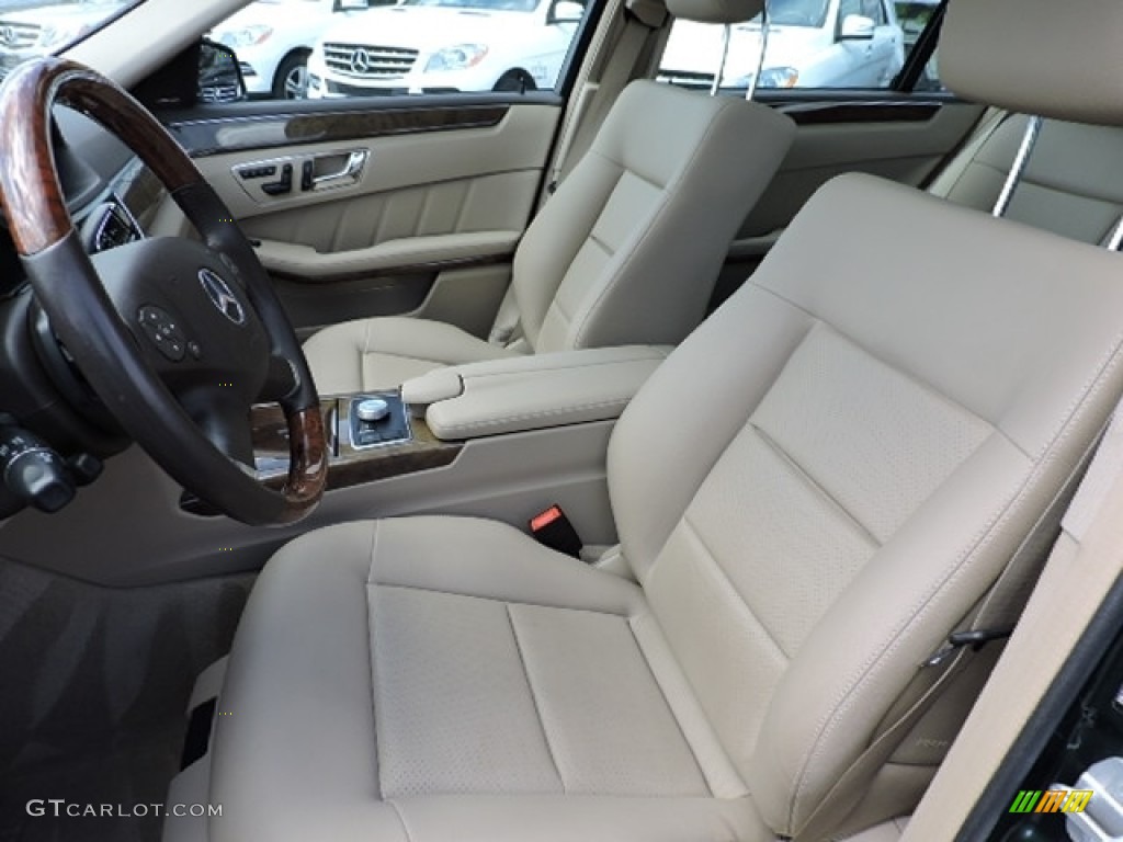 2010 E 350 4Matic Sedan - Jade Green Metallic / Almond Beige photo #7