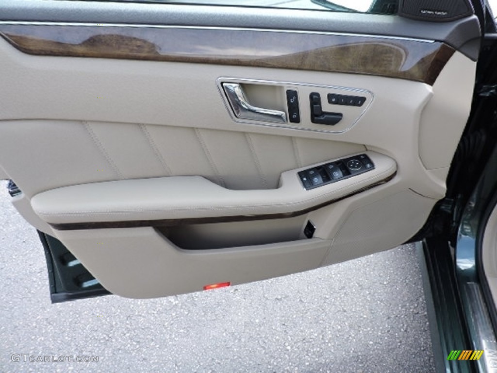 2010 E 350 4Matic Sedan - Jade Green Metallic / Almond Beige photo #9