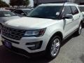 2016 White Platinum Metallic Tri-Coat Ford Explorer Limited  photo #3