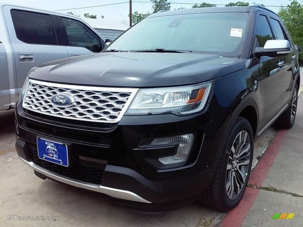 2016 Explorer Platinum 4WD - Shadow Black / Platinum Medium Soft Ceramic Nirvana Leather photo #5