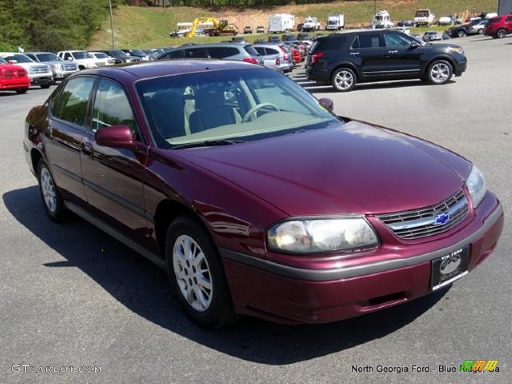 2004 Impala  - Berry Red Metallic / Neutral Beige photo #7