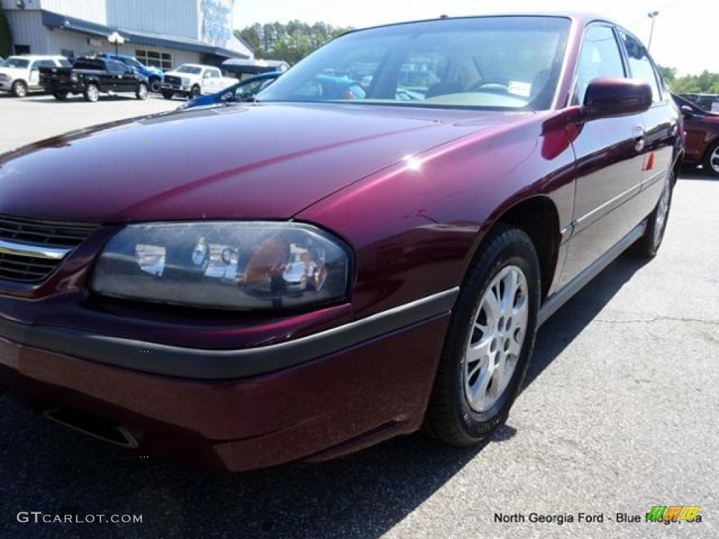 2004 Impala  - Berry Red Metallic / Neutral Beige photo #25