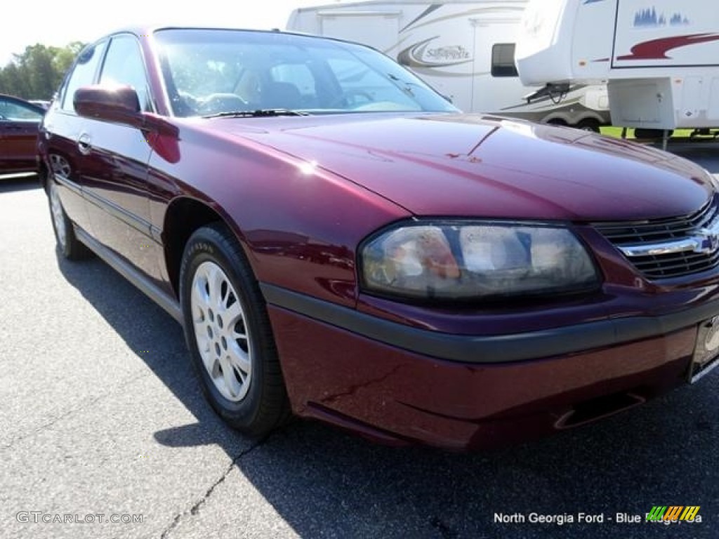 2004 Impala  - Berry Red Metallic / Neutral Beige photo #26