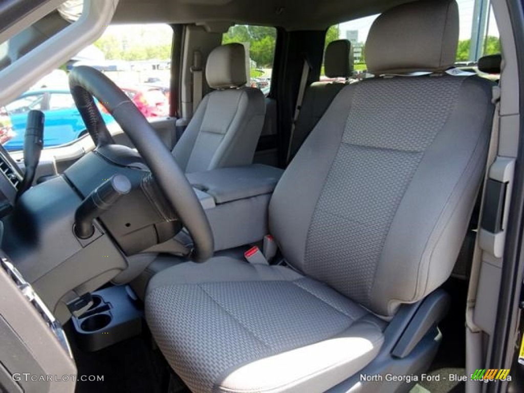 2016 F150 XLT SuperCab 4x4 - Shadow Black / Medium Earth Gray photo #12