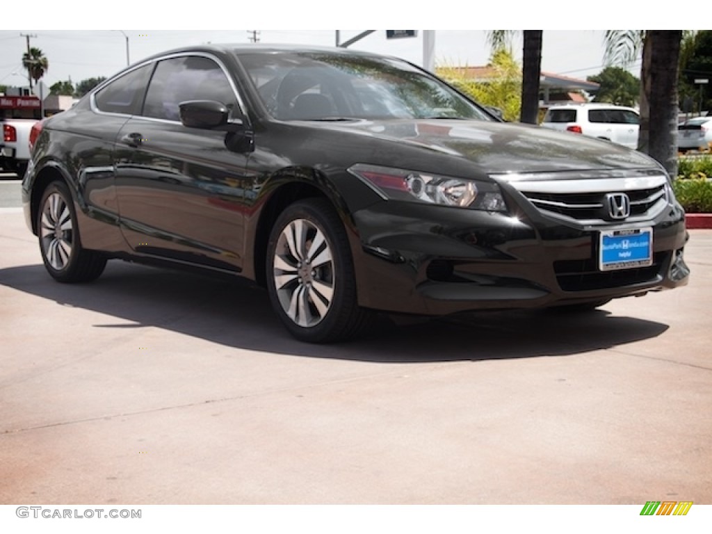 2011 Accord EX Coupe - Crystal Black Pearl / Black photo #1