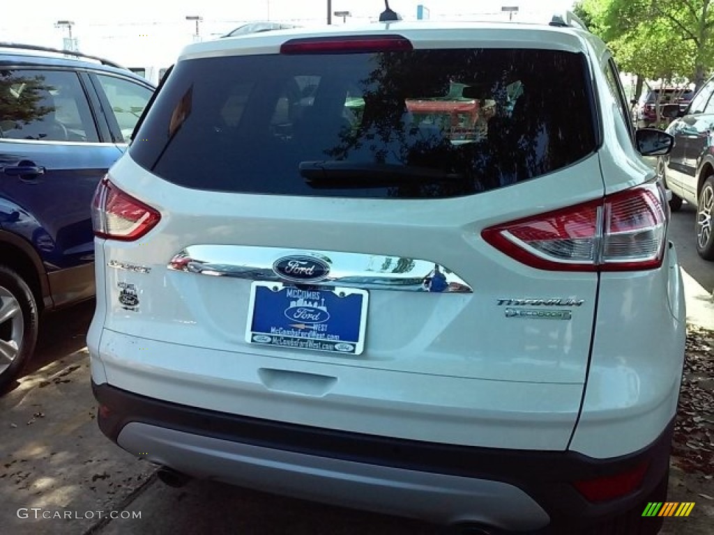 2016 Escape Titanium - White Platinum Metallic / Medium Light Stone photo #7