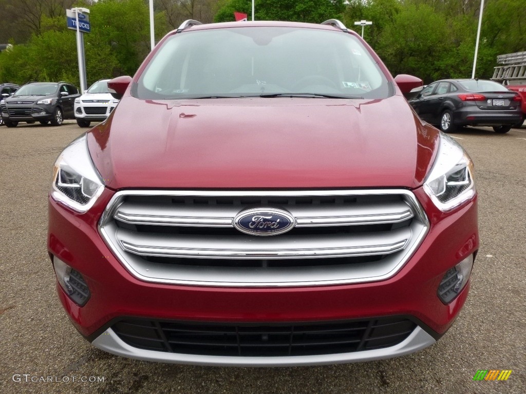 2017 Escape Titanium 4WD - Ruby Red / Charcoal Black photo #7