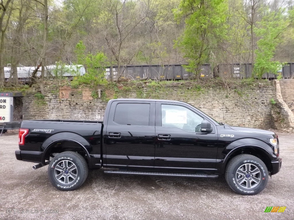 2016 F150 XLT SuperCrew 4x4 - Shadow Black / Black photo #1