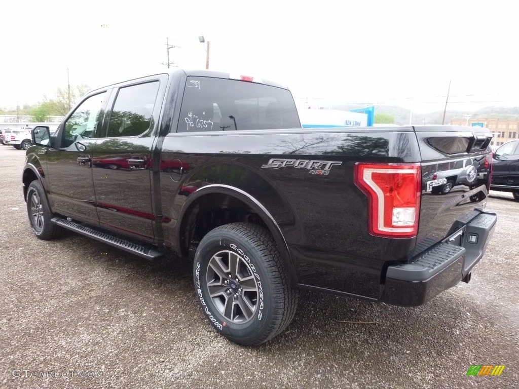 2016 F150 XLT SuperCrew 4x4 - Shadow Black / Black photo #4