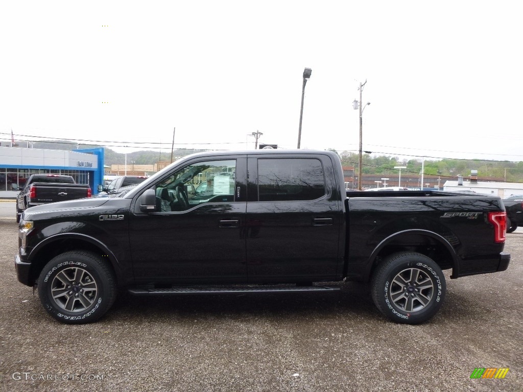 2016 F150 XLT SuperCrew 4x4 - Shadow Black / Black photo #5