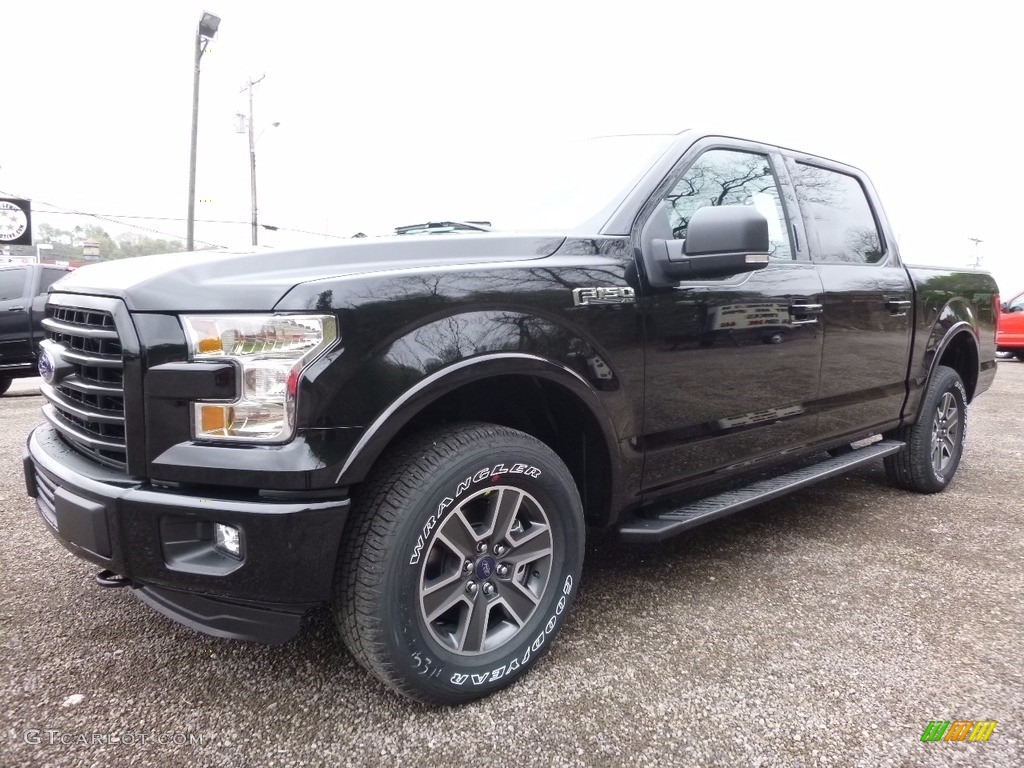 2016 F150 XLT SuperCrew 4x4 - Shadow Black / Black photo #6