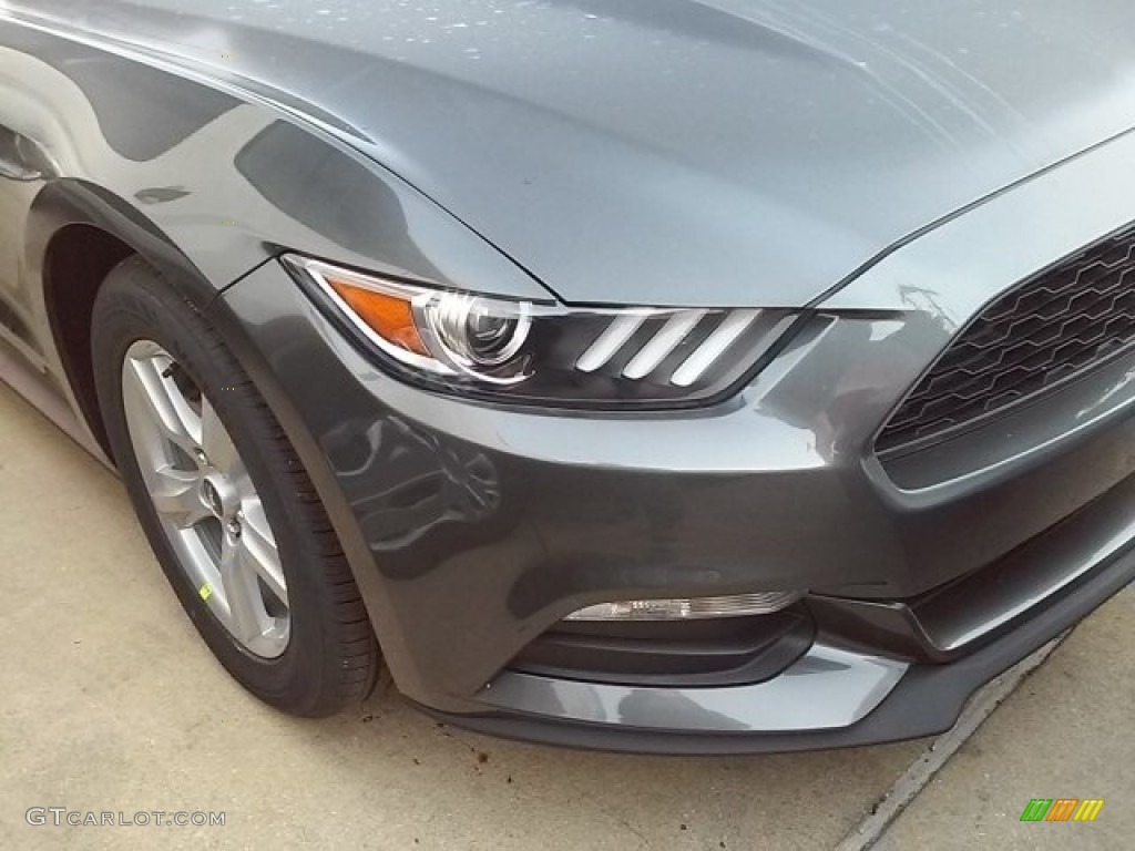 2016 Mustang V6 Coupe - Magnetic Metallic / Ebony photo #3