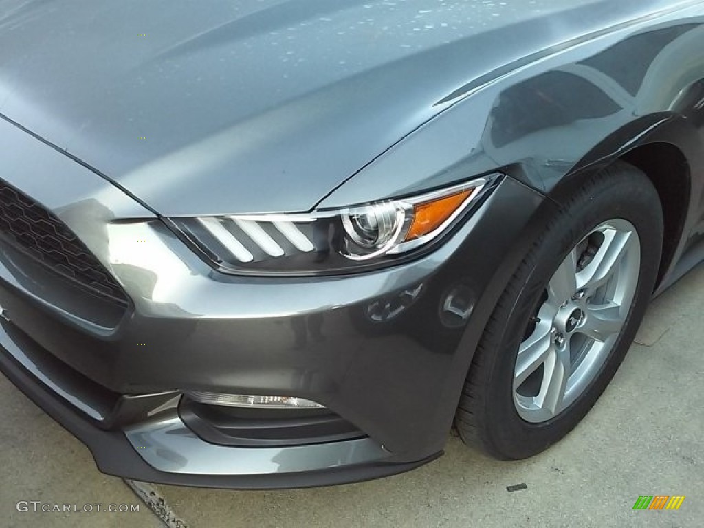 2016 Mustang V6 Coupe - Magnetic Metallic / Ebony photo #7