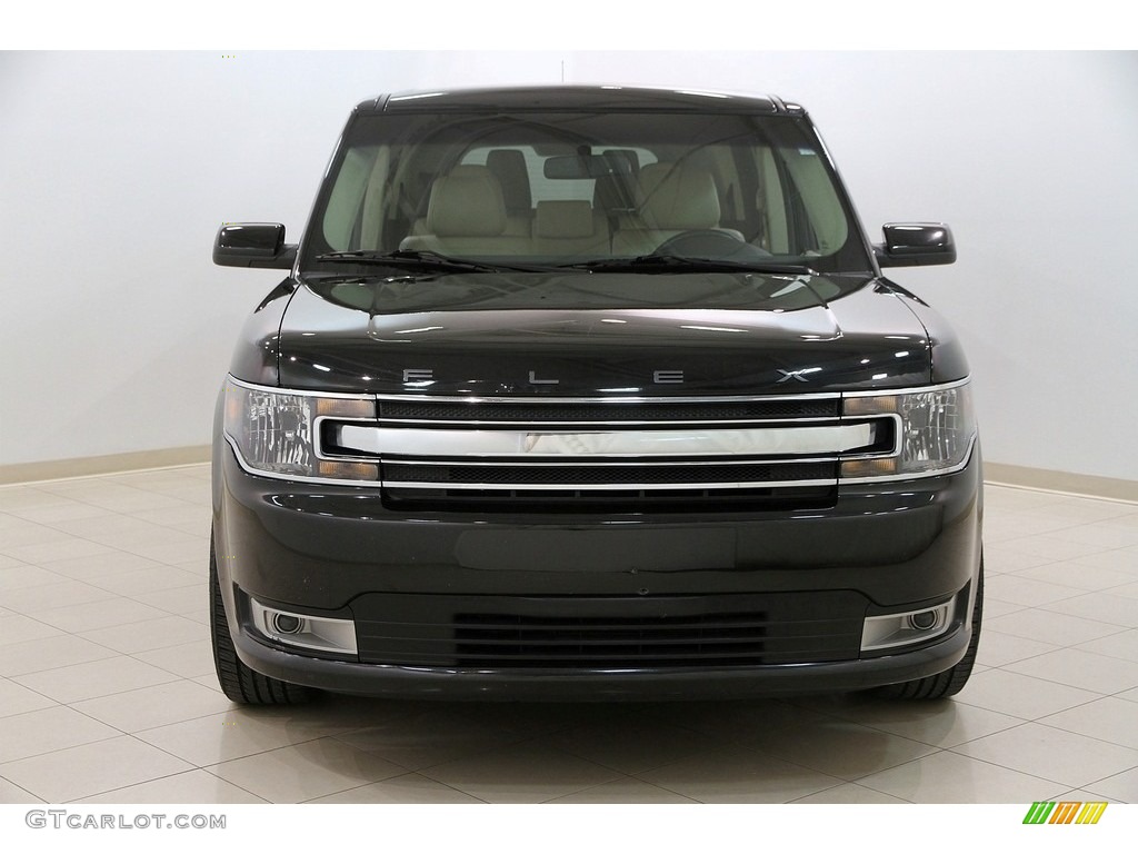 2013 Flex SEL AWD - Tuxedo Black Metallic / Dune photo #2