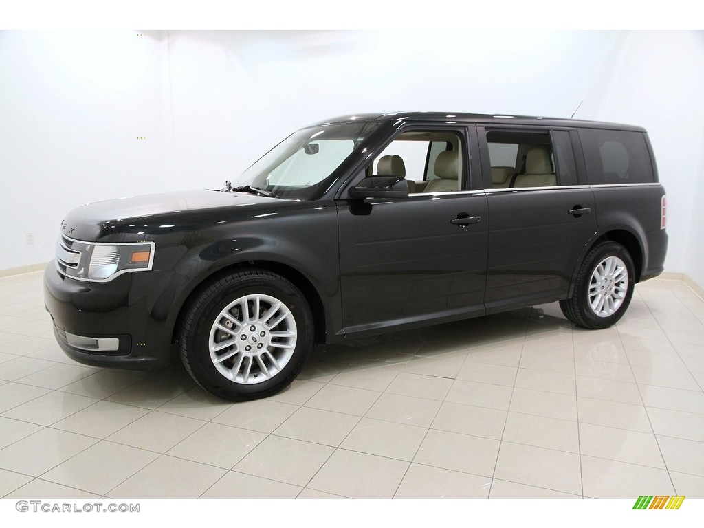 2013 Flex SEL AWD - Tuxedo Black Metallic / Dune photo #3