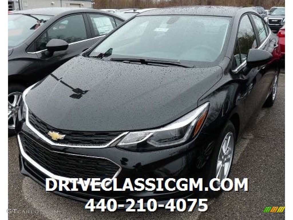 2016 Cruze LT Sedan - Mosaic Black Metallic / Jet Black photo #1