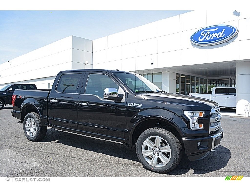 2016 F150 Platinum SuperCrew 4x4 - Shadow Black / Black photo #1