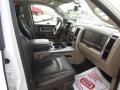 2012 Bright White Dodge Ram 3500 HD Laramie Crew Cab 4x4 Dually  photo #37