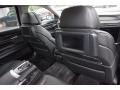 2010 BMW 7 Series Black Nappa Leather Interior Rear Seat Photo