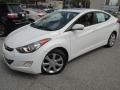 2012 Shimmering White Hyundai Elantra Limited  photo #2