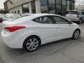 2012 Shimmering White Hyundai Elantra Limited  photo #3