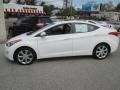 2012 Shimmering White Hyundai Elantra Limited  photo #7