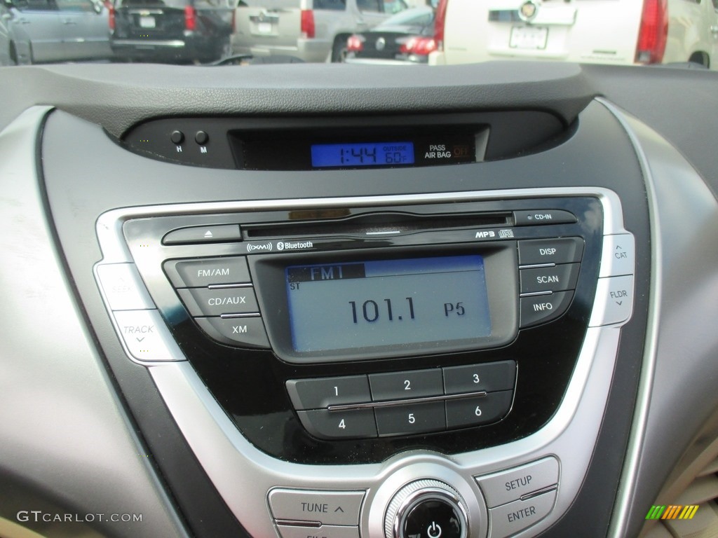 2012 Elantra Limited - Shimmering White / Beige photo #15