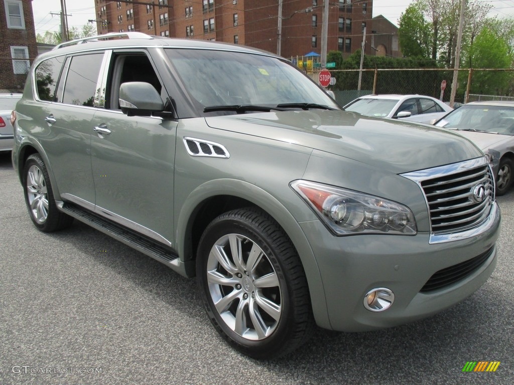 2012 QX 56 4WD - Mountain Sage / Graphite photo #8