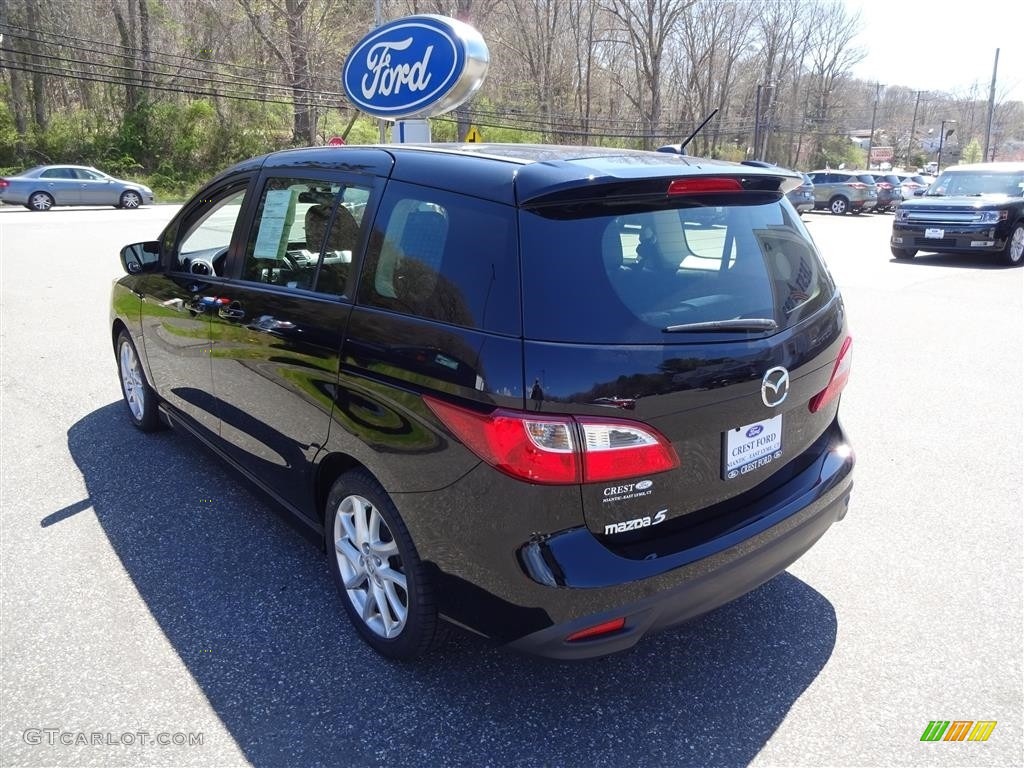 2012 MAZDA5 Grand Touring - Brilliant Black / Black photo #5