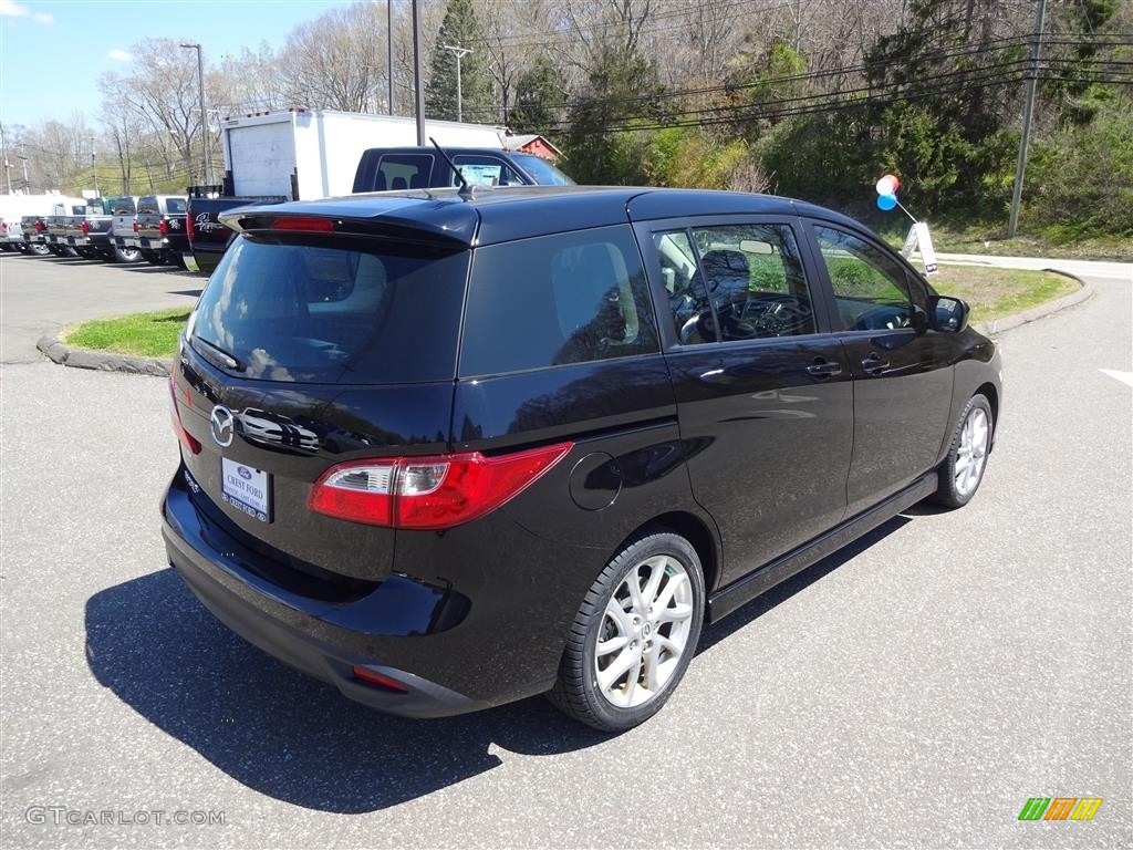 2012 MAZDA5 Grand Touring - Brilliant Black / Black photo #7