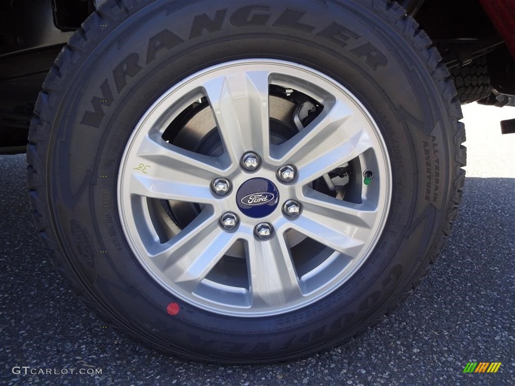 2016 F150 XLT SuperCab 4x4 - Ruby Red / Medium Earth Gray photo #10