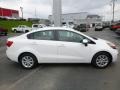 2013 Clear White Kia Rio LX Sedan  photo #7