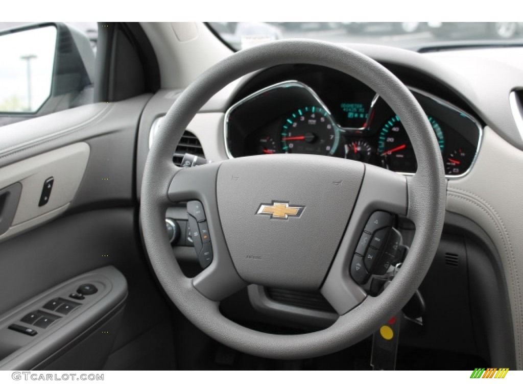 2014 Traverse LS - White / Dark Titanium/Light Titanium photo #11