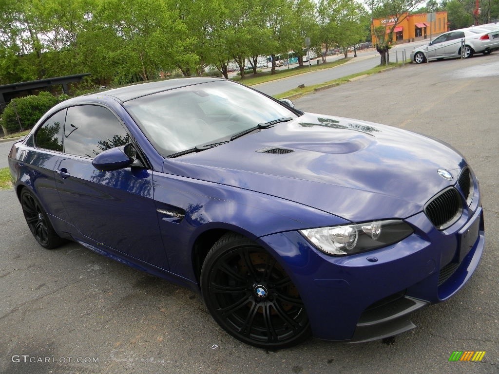2008 M3 Coupe - Interlagos Blue Metallic / Silver Novillo Leather photo #3