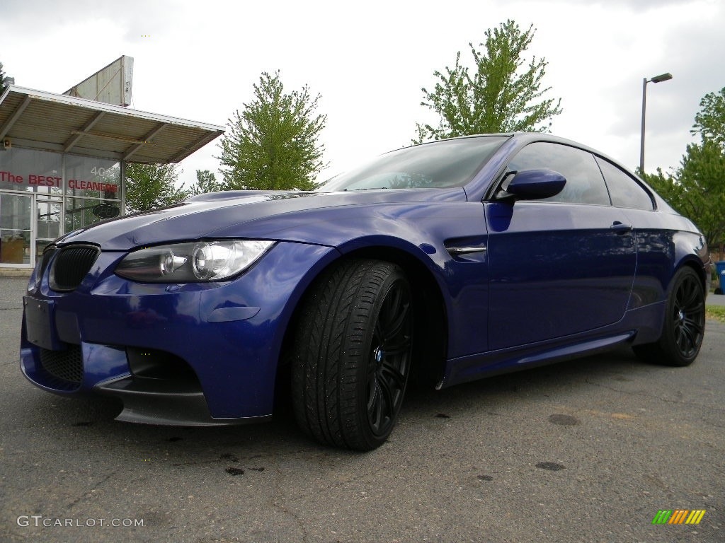 2008 M3 Coupe - Interlagos Blue Metallic / Silver Novillo Leather photo #6