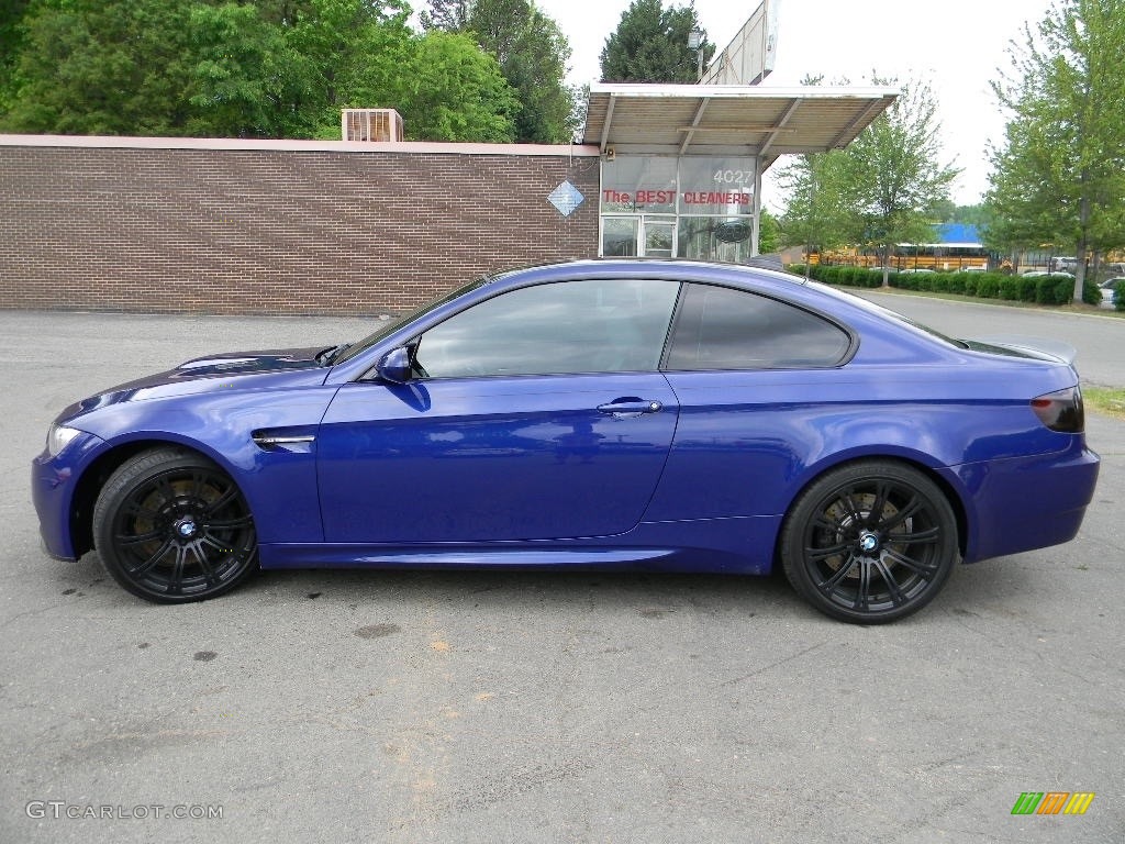 2008 M3 Coupe - Interlagos Blue Metallic / Silver Novillo Leather photo #7