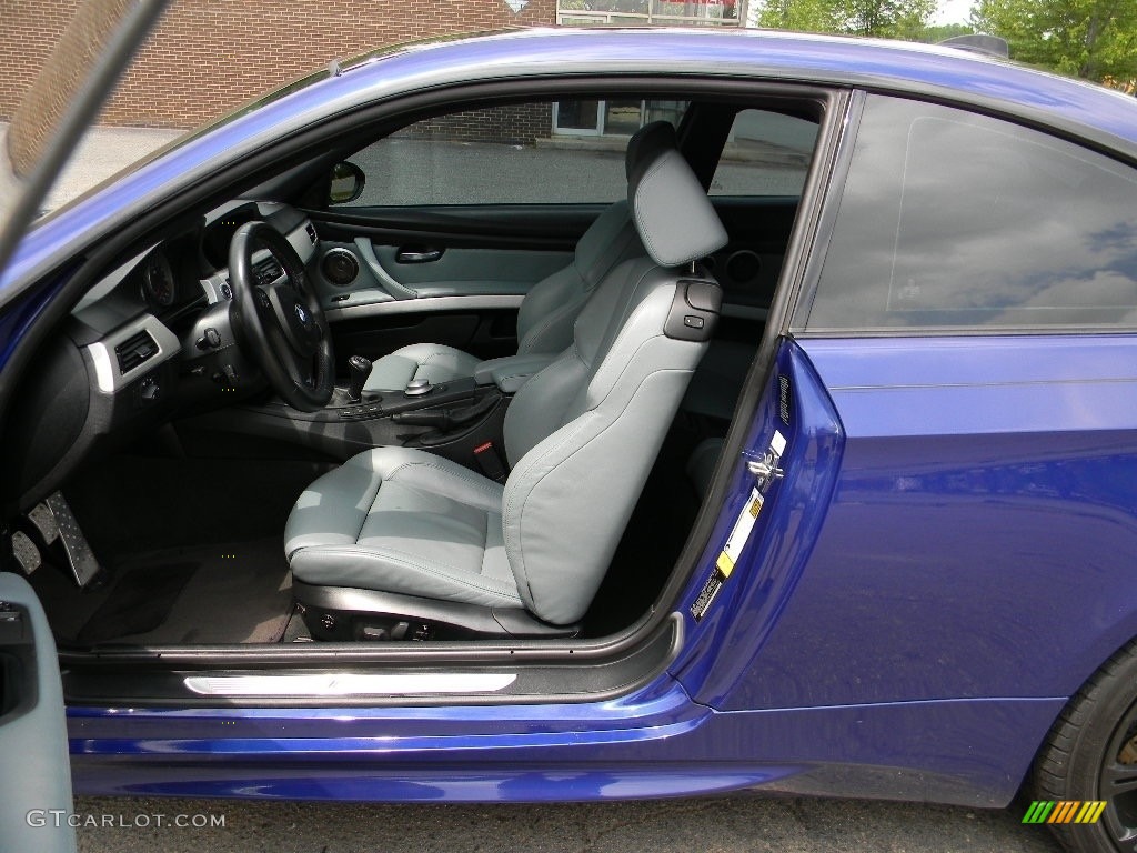2008 M3 Coupe - Interlagos Blue Metallic / Silver Novillo Leather photo #17