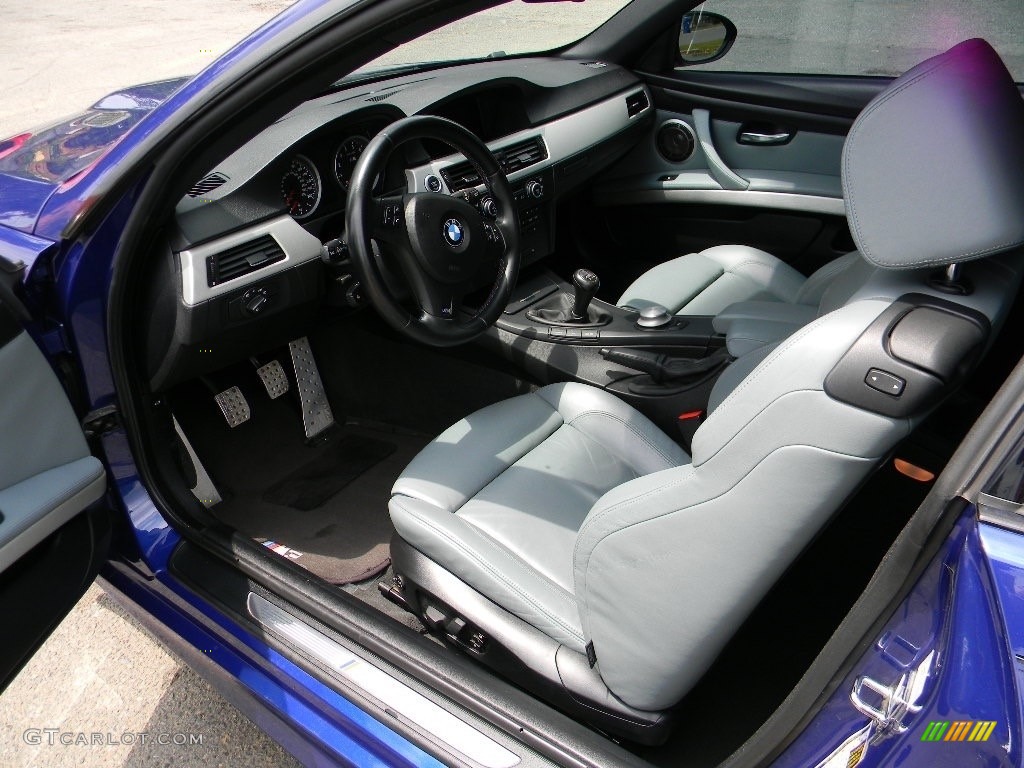 2008 M3 Coupe - Interlagos Blue Metallic / Silver Novillo Leather photo #18