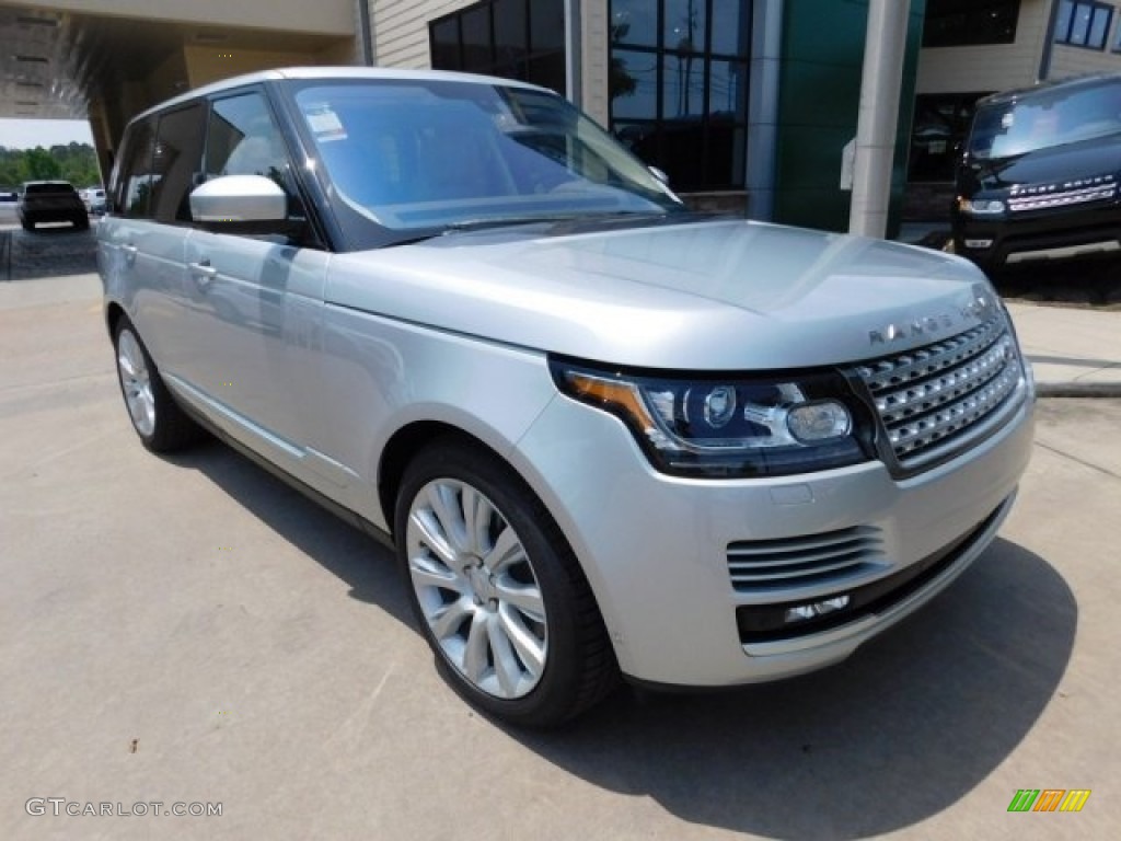 2016 Range Rover Supercharged - Indus Silver Metallic / Espresso/Almond photo #2