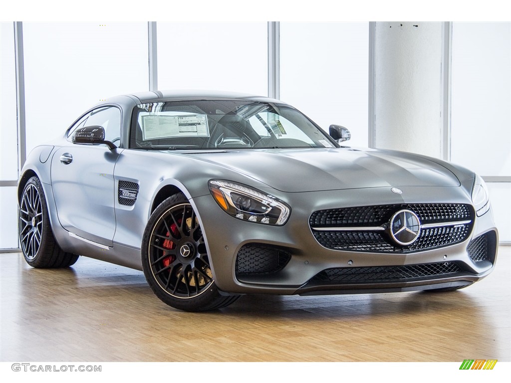 designo Magno Selenite Grey 2016 Mercedes-Benz AMG GT S Coupe Exterior Photo #112686706
