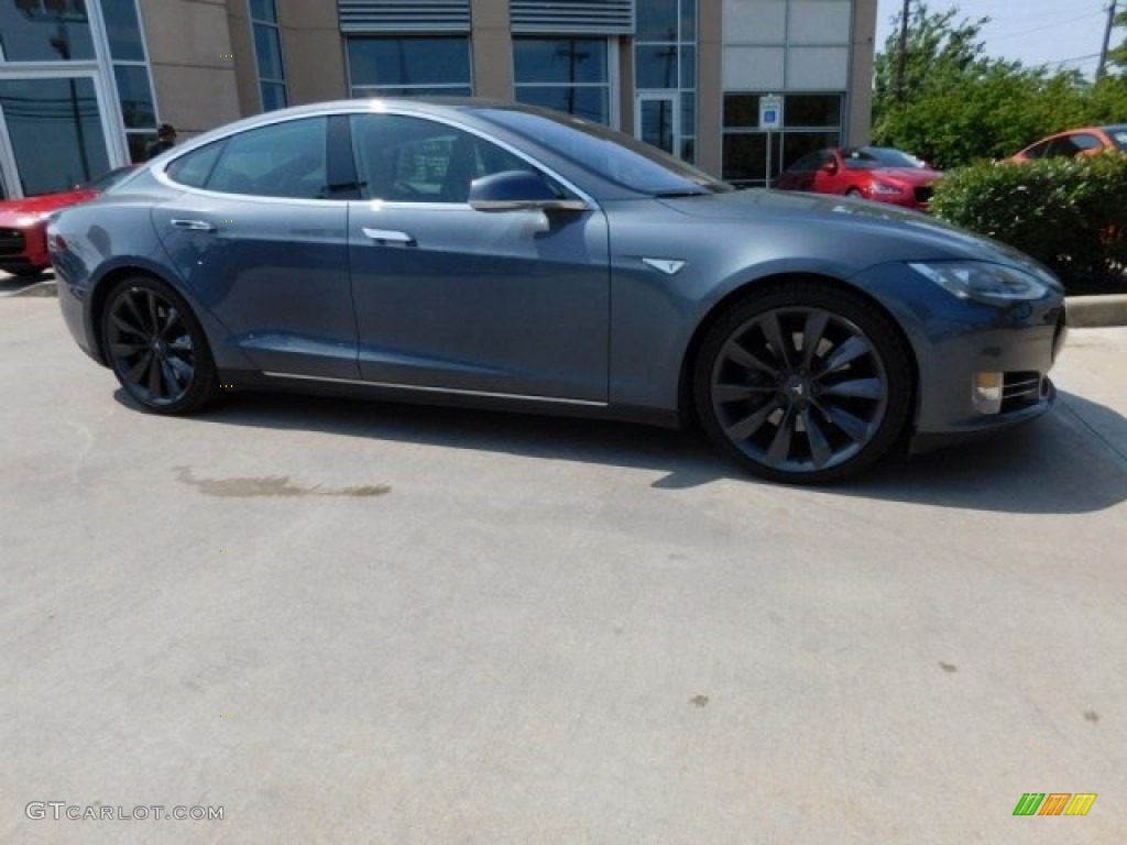 Grey Metallic Tesla Model S