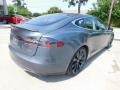 2013 Grey Metallic Tesla Model S P85 Performance  photo #7