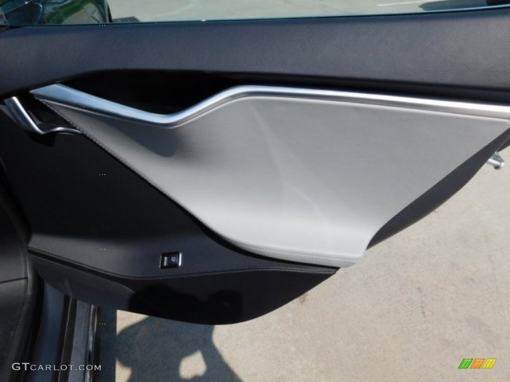 2013 Model S P85 Performance - Grey Metallic / Grey photo #20