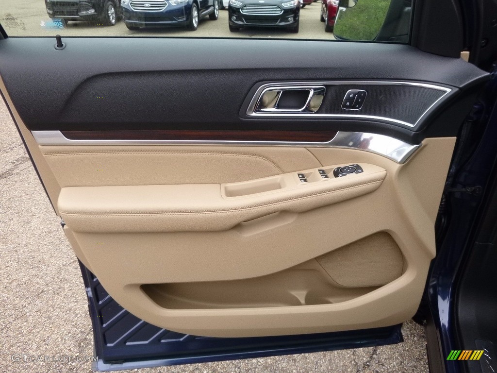2016 Explorer Limited 4WD - Blue Jeans Metallic / Medium Light Camel photo #14