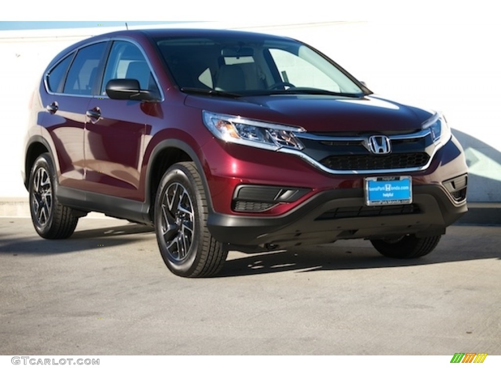 2016 CR-V SE - Basque Red Pearl II / Gray photo #1