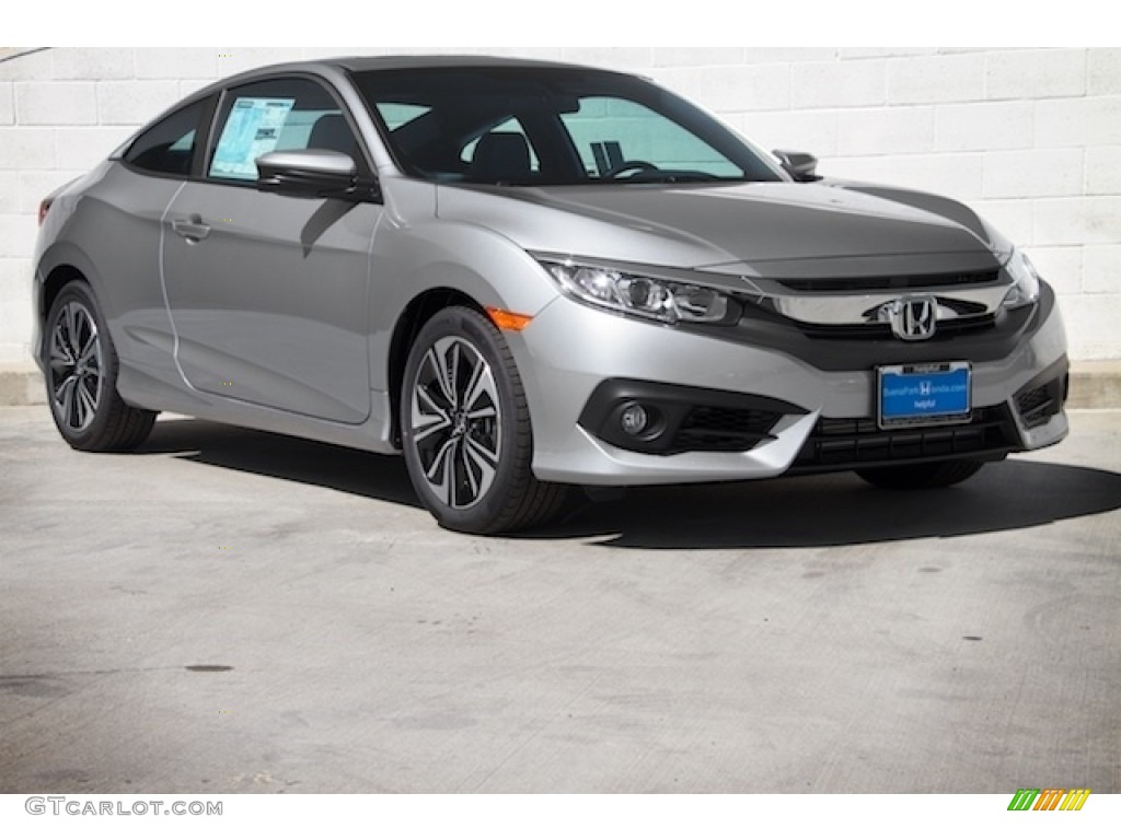 2016 Lunar Silver Metallic Honda Civic Ex T Coupe 112684935