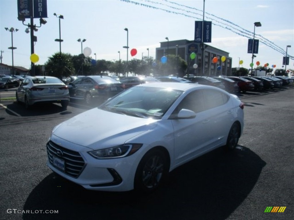 2017 Elantra SE - White / Beige photo #3