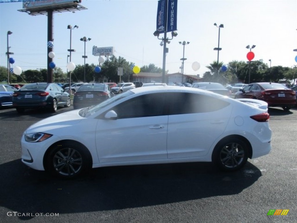 2017 Elantra SE - White / Beige photo #4